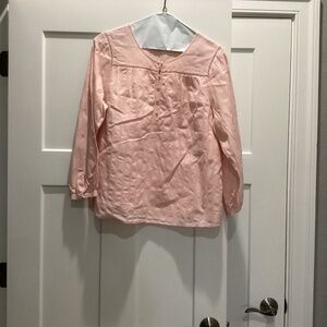 Talbots-Blouse-Petite XL- Light Pink